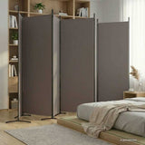 Vidaxl kamerscherm met 6 panelen 520x180 cm stof antracietkleurig