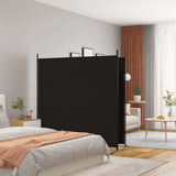 Vidaxl kamerscherm met 2 panelen 348x180 cm stof zwart