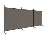 Vidaxl kamerscherm met 3 panelen 525x180 cm stof antracietkleurig
