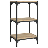 Vidaxl boekenkast 40x33x70,5 cm bewerkt hout en staal sonoma eiken