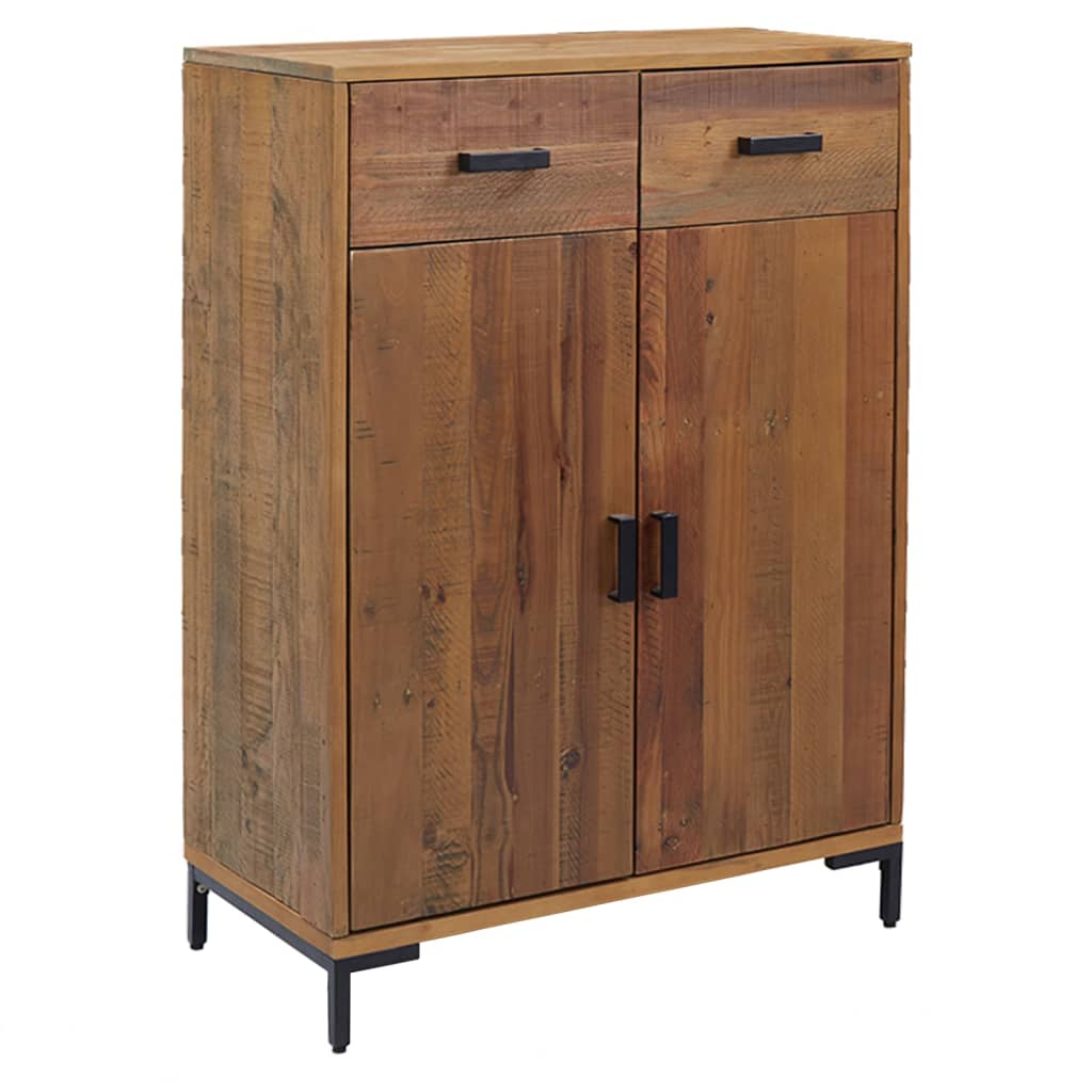 Vidaxl Shoe cabinet 75x40x110 cm Solid pine