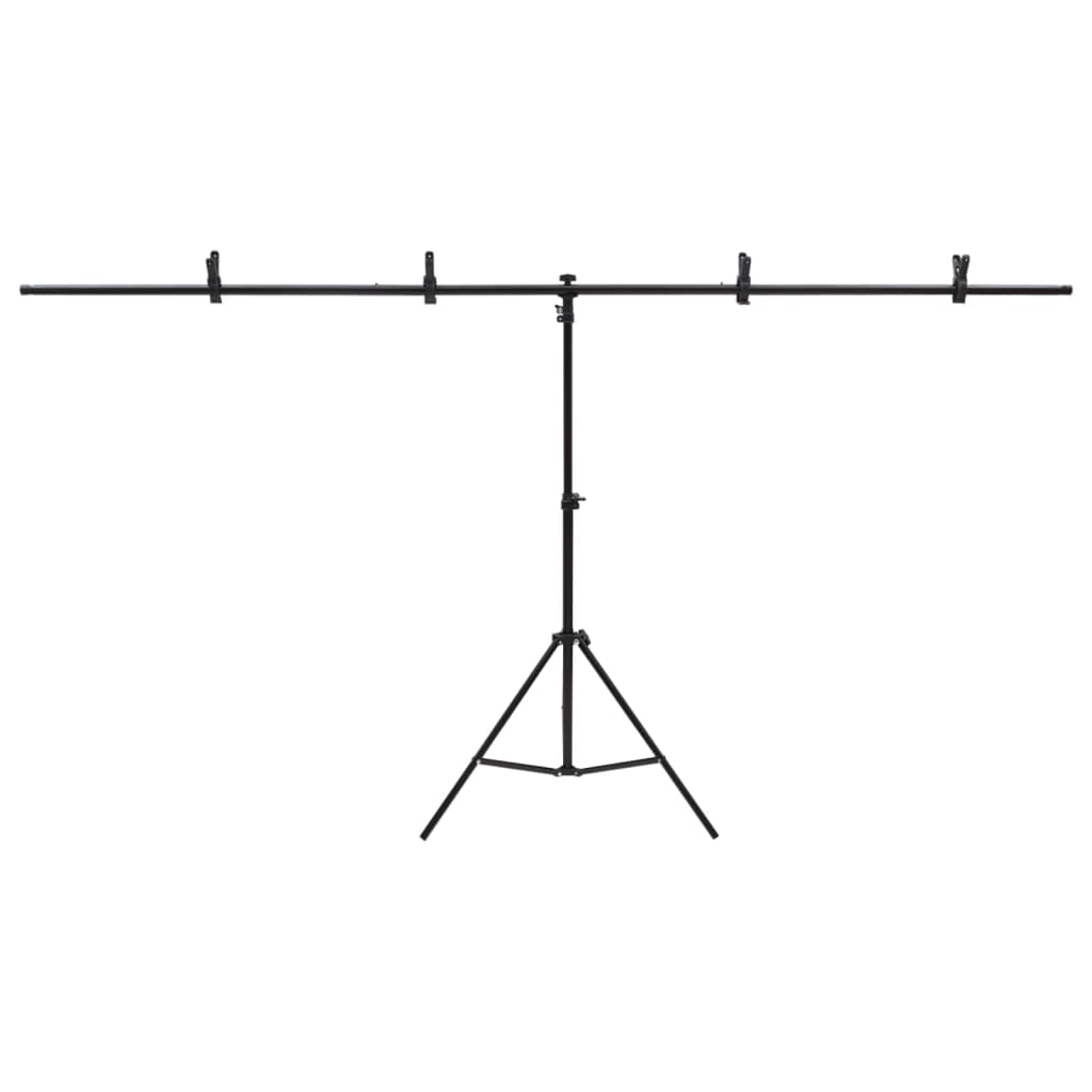 Vidaxl ozadje Standard T-oblike T 201x60X (70-200) cm črna