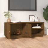 Vidaxl tv-meubel 105x34x40 cm massief grenenhout honingbruin
