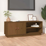 Vidaxl tv-meubel 105x34x40 cm massief grenenhout honingbruin