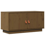 Vidaxl tv-meubel 80x34x40 cm massief grenenhout honingbruin