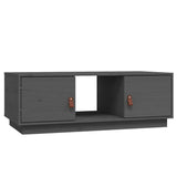 Vidaxl salontafel 100x50x35 cm massief grenenhout grijs