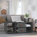 Vidaxl salontafel 100x50x41 cm massief grenenhout grijs