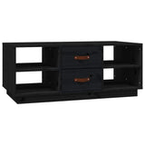 Vidaxl salontafel 100x50x41 cm massief grenenhout zwart