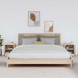 Vidaxl nachtkastjes 2 st 40x34x45 cm massief grenenhout wit