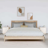 Vidaxl nachtkastjes 2 st 40x34x45 cm massief grenenhout wit
