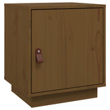 Vidaxl nachtkastje 40x34x45 cm massief grenenhout honingbruin