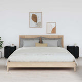 Vidaxl nachtkastjes 2 st 40x34x45 cm massief grenenhout zwart