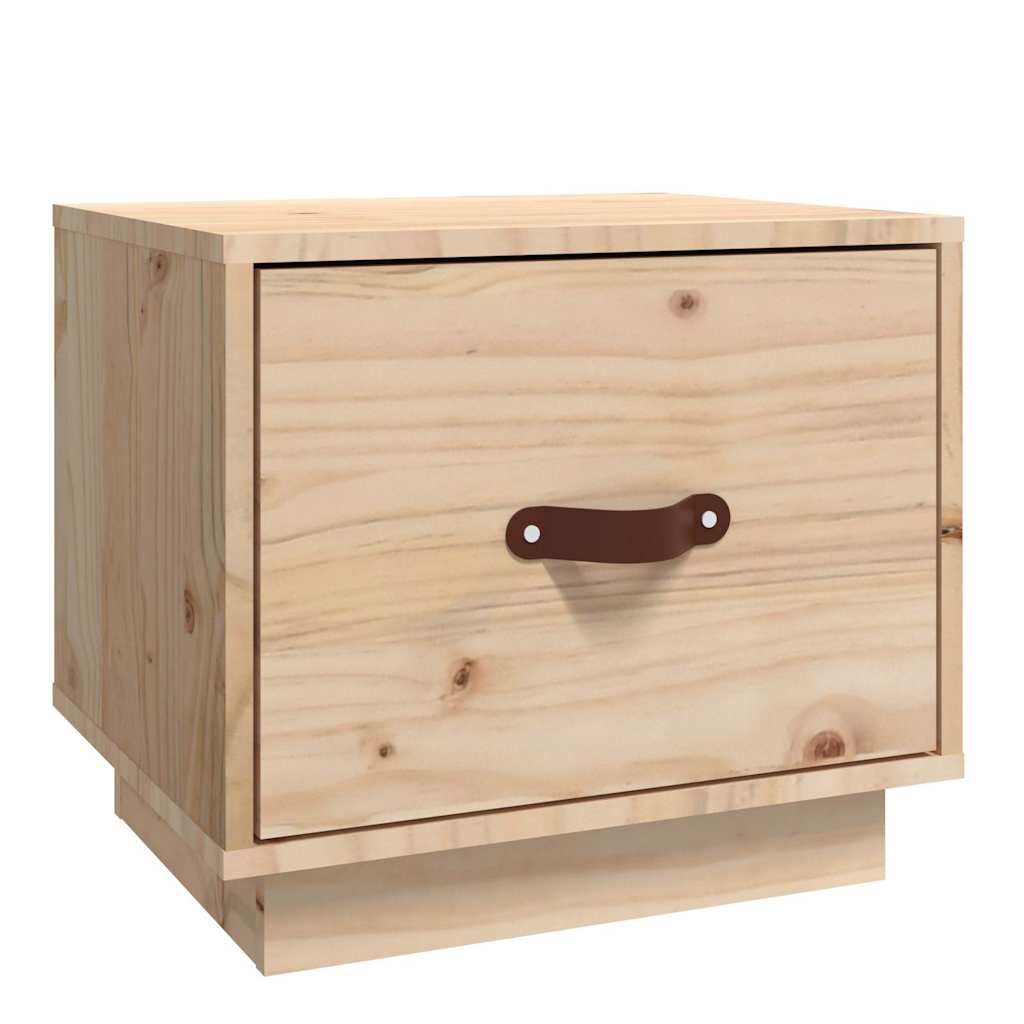 Vidaxl nachtkastje 40x34x35 cm massief grenenhout