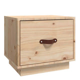 Vidaxl nachtkastje 40x34x35 cm massief grenenhout