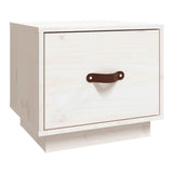 Vidaxl nachtkastje 40x34x35 cm massief grenenhout wit