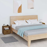 Vidaxl nachtkastjes 2 st 40x34x45 cm massief grenenhout honingbruin