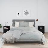 Vidaxl nachtkastjes 2 st 40x34x55 cm massief grenenhout zwart