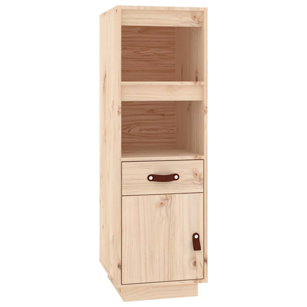 Vidaxl hoge kast 34x40x108,5 cm massief grenenhout