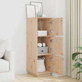 Vidaxl hoge kast 34x40x108,5 cm massief grenenhout