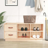 Vidaxl Schuhe Bank 100x34x45 cm Festkiefer