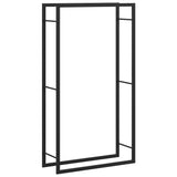 Vidaxl Kamin matt schwarz 80x28x154 cm Stahl