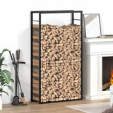 Vidaxl Kamin matt schwarz 80x28x154 cm Stahl