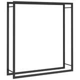 Vidaxl krb 110x28x116 cm Steel Matte Black