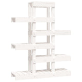 VIDAXL -Pflanzenstandard 85x25x109,5 cm Festkiefer weiß