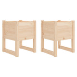 VIDAXL -Pflanzer 2 ST 40x40x52,5 cm Festkiefer