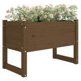VIDAXL -Planungsbox 78x40x52 cm Festkiefer Honigbraun