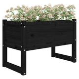 VIDAXL -Planungsbox 78x40x52 cm Festkiefer schwarz