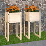 VIDAXL -Pflanzer 2 ST 40x40x81 cm Festkiefer
