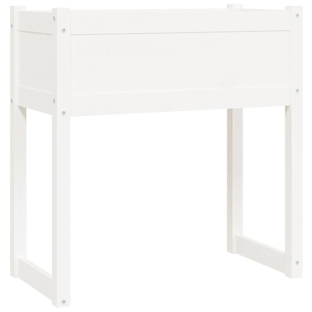 VIDAXL -Planungsbox 78x40x81 cm Festkiefer weiß