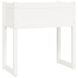 VIDAXL -Planungsbox 78x40x81 cm Festkiefer weiß