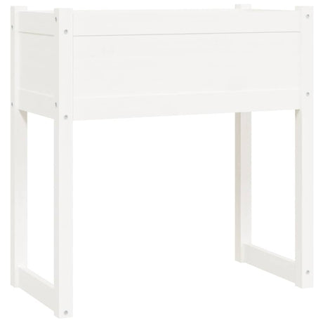 VIDAXL -Planungsbox 78x40x81 cm Festkiefer weiß