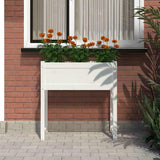 VIDAXL -Planungsbox 78x40x81 cm Festkiefer weiß
