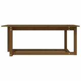 Vidaxl salontafel 110x55x45 cm massief grenenhout honingbruin