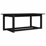 Vidaxl salontafel 110x55x45 cm massief grenenhout zwart