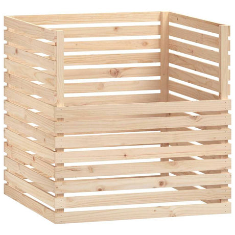 VIDAXL -Kompost -Bin 100x100x102 cm Festkiefer