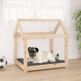 Vidaxl hundekurv 71x55x70 cm solid furu