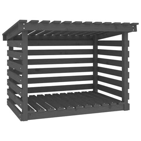Vidaxl -Kamin Trek 108x73x79 cm Festkiefergrau