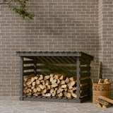 Vidaxl -Kamin Trek 108x73x79 cm Festkiefergrau