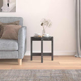 Vidaxl salontafel ø 42,5x45 cm massief grenenhout grijs