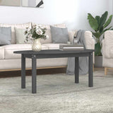 Vidaxl salontafel 110x55x45 cm massief grenenhout grijs