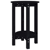 Vidaxl salontafel ø 40x60 cm massief grenenhout zwart
