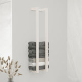 VidaXL Towel rack 23x18x110 cm Solid pine white