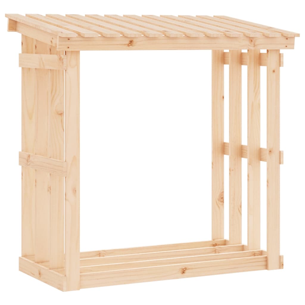 Vidaxl Fireplace Trek 108x64.5x109 cm Pine solide