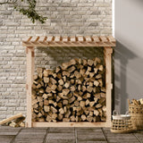 Vidaxl Fireplace Trek 108x64.5x109 cm Pine solide