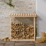 Vidaxl -Kamin Trek 108x64.5x110 cm Festkiefer