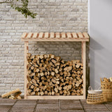 Vidaxl Fireplace Trek 108x64.5x110 cm Pine solide